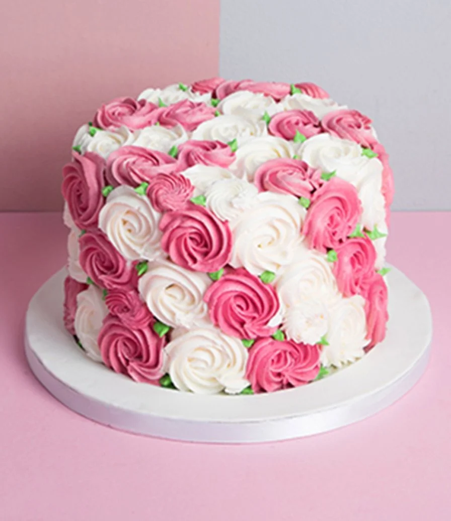 Rosette Cake by Sugarmoo