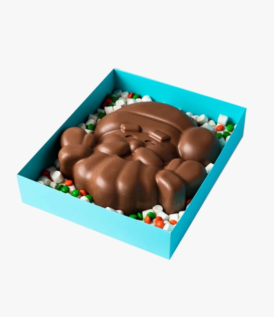 شوكولاتة بشكل سانتا في صندوق من إن جيه دي