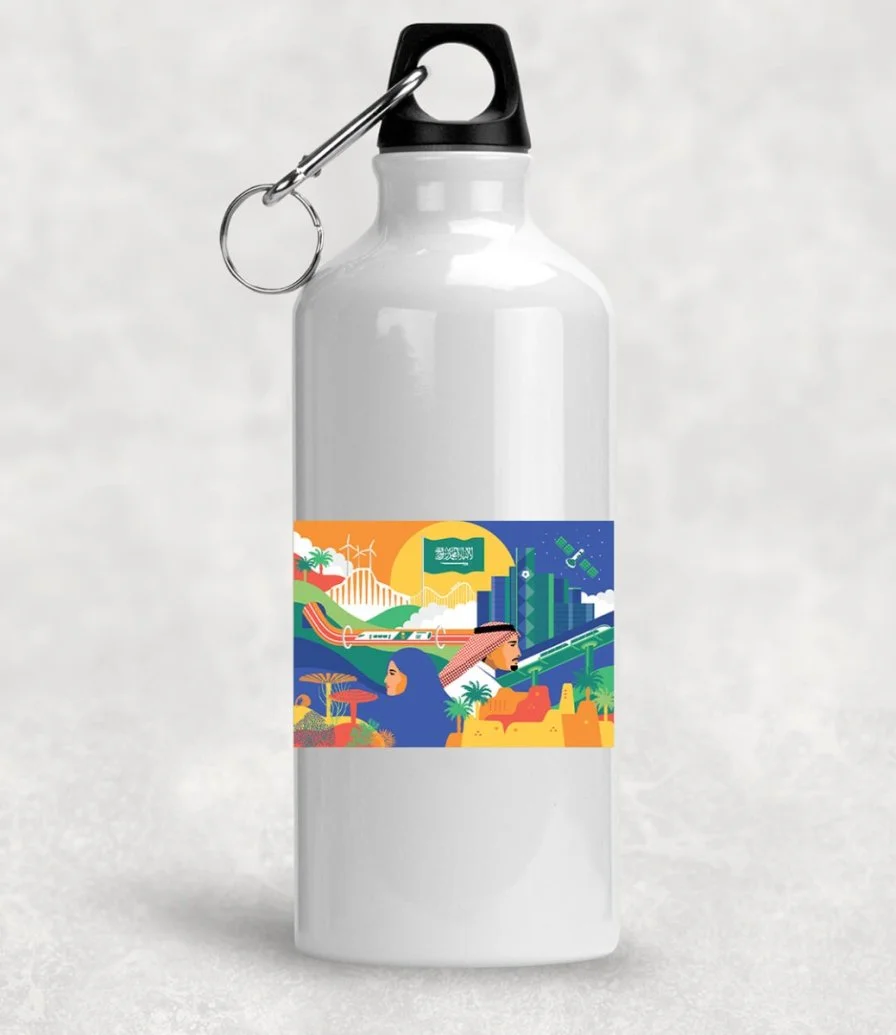 Bottle with The Saudi National Day Design