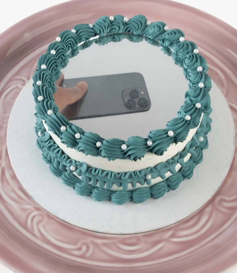 Selfie Cake Blue by Dara Sweet