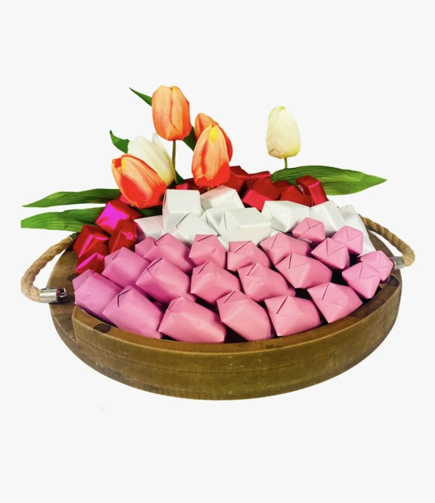 Serene Blessings - Medium Chocolate Tray