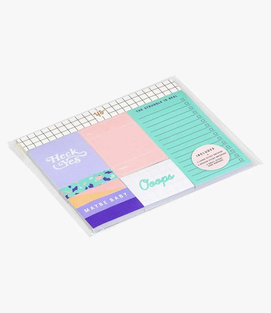  Set Heck Yes Sticky Notes by Yes Studio