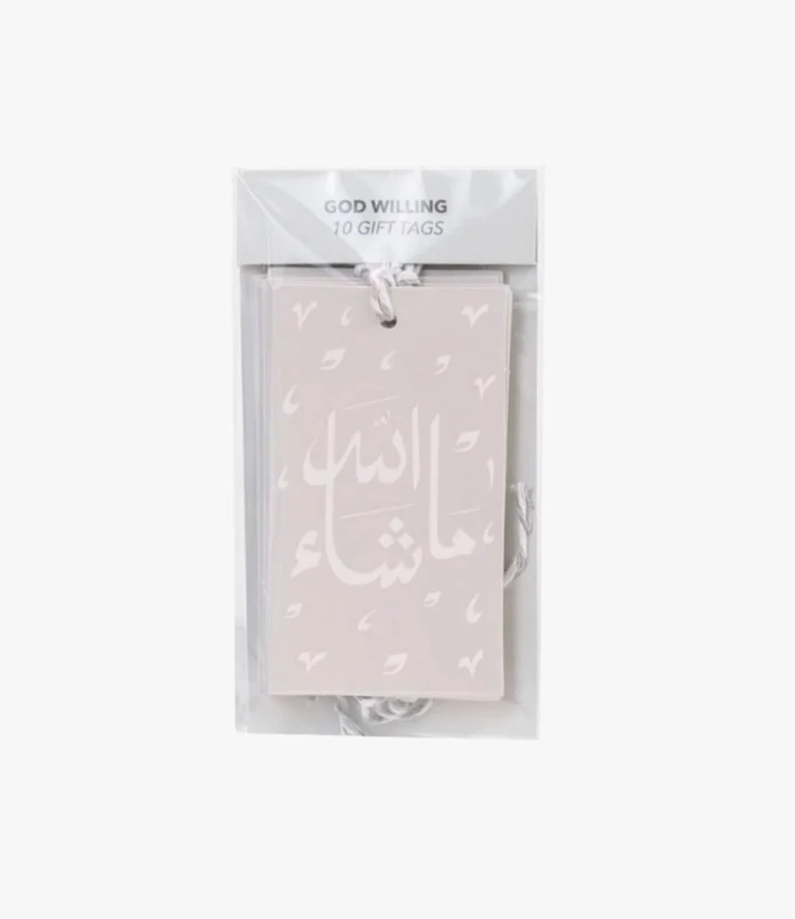 Set of 10 Mashallah Gift Tags by Silsal