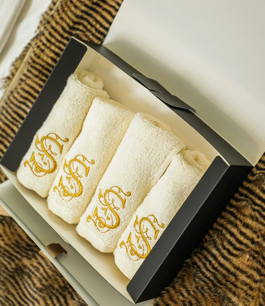 Set of 6 Customized Hand Towels