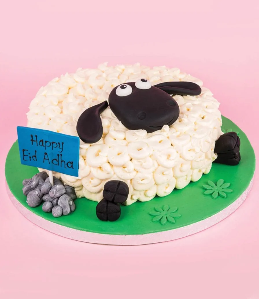 Shaggy Sheep Cake by Sugarmoo
