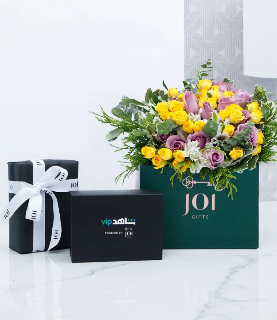 Shahid VIP Subscription and Luxury Flower Box Bundle