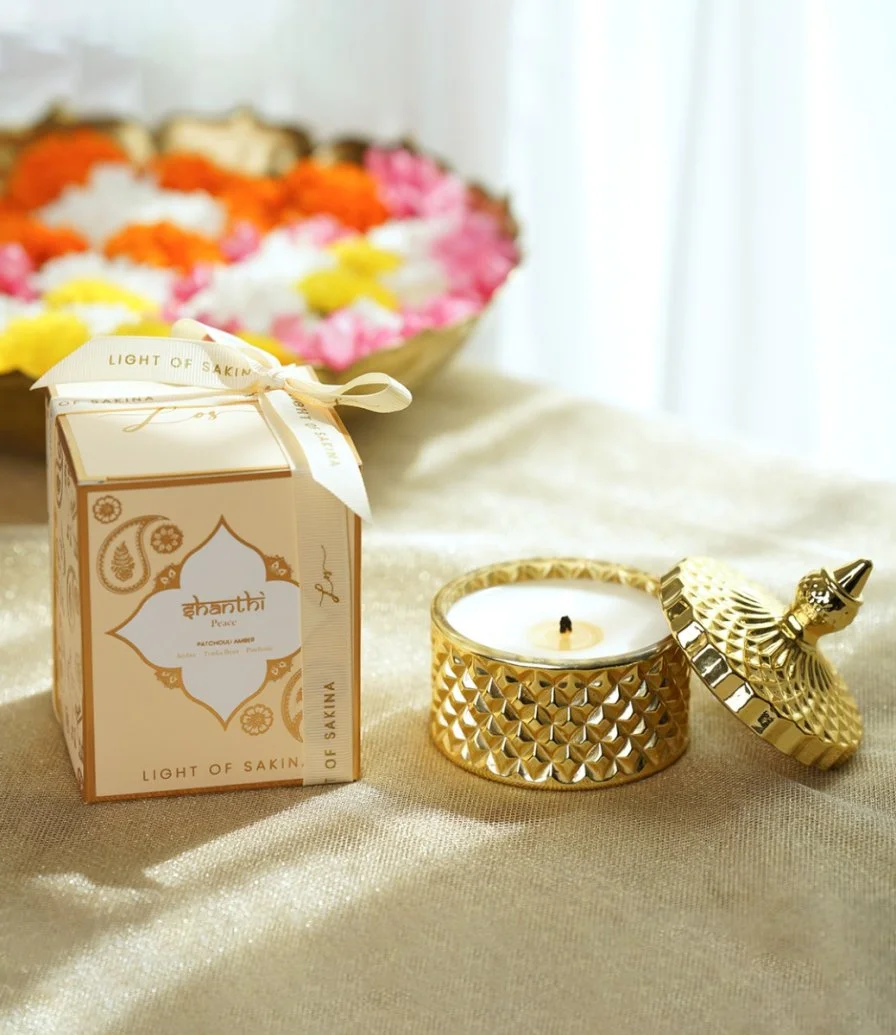 Shanti Candle 130ml Diwali Edition By Light of Sakina