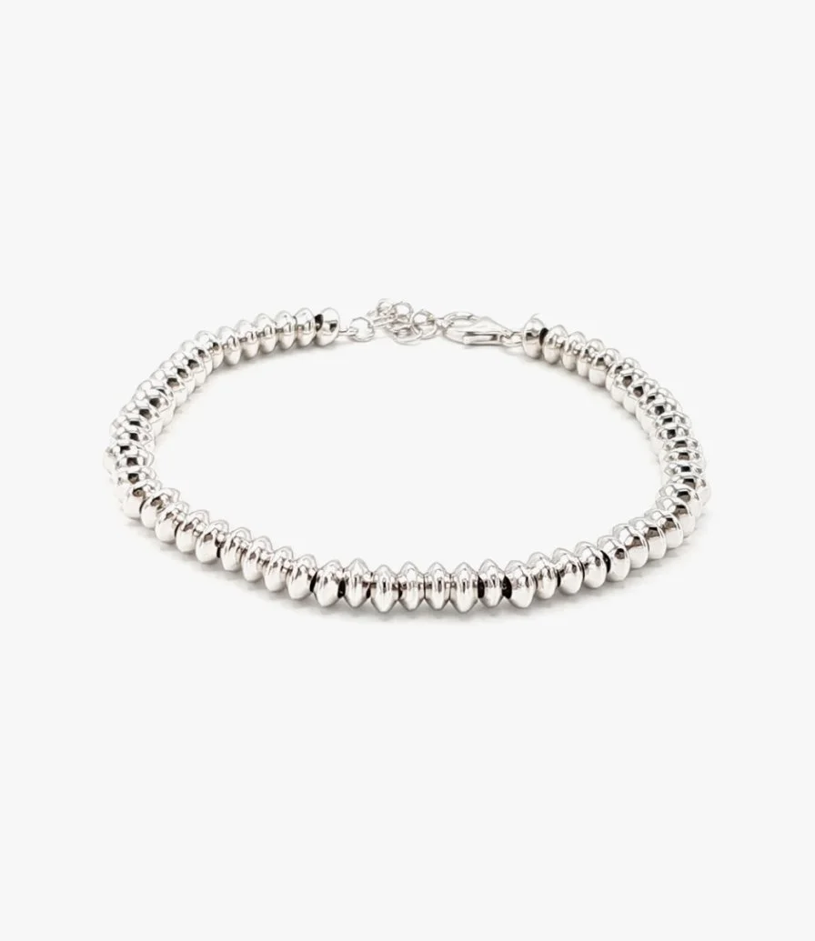 Shiny Silver Bracelet by Mecal