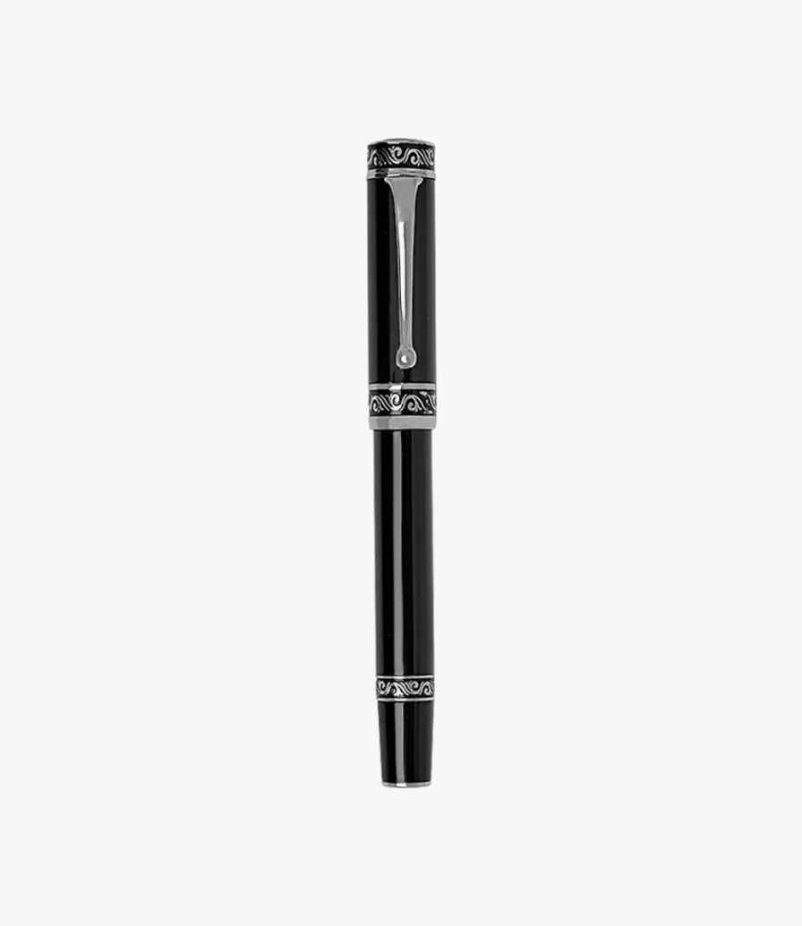 قلم باللونين الأسود والفضي من ميهيار أرابيا