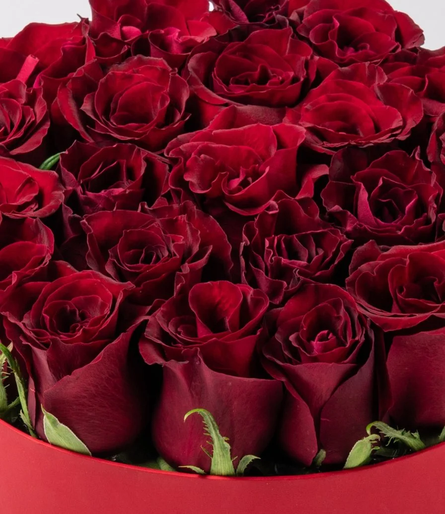 Simply Red Luxury Flower Box