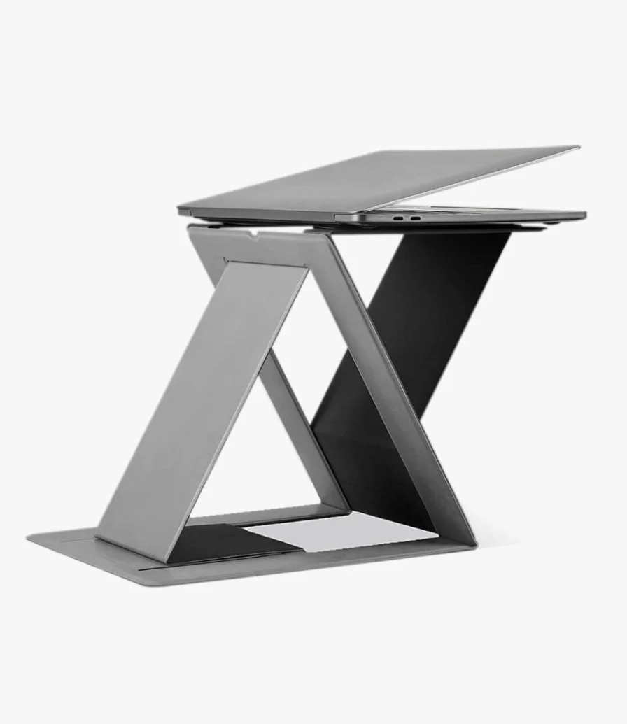 Sit-stand Laptop Desk - Silver
