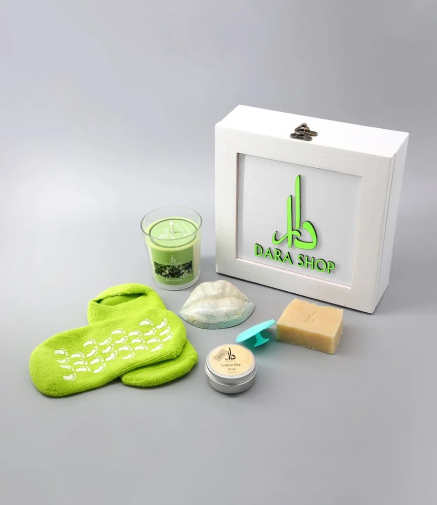 Skin Care set with Spa Gel Socks by Dara Shop 