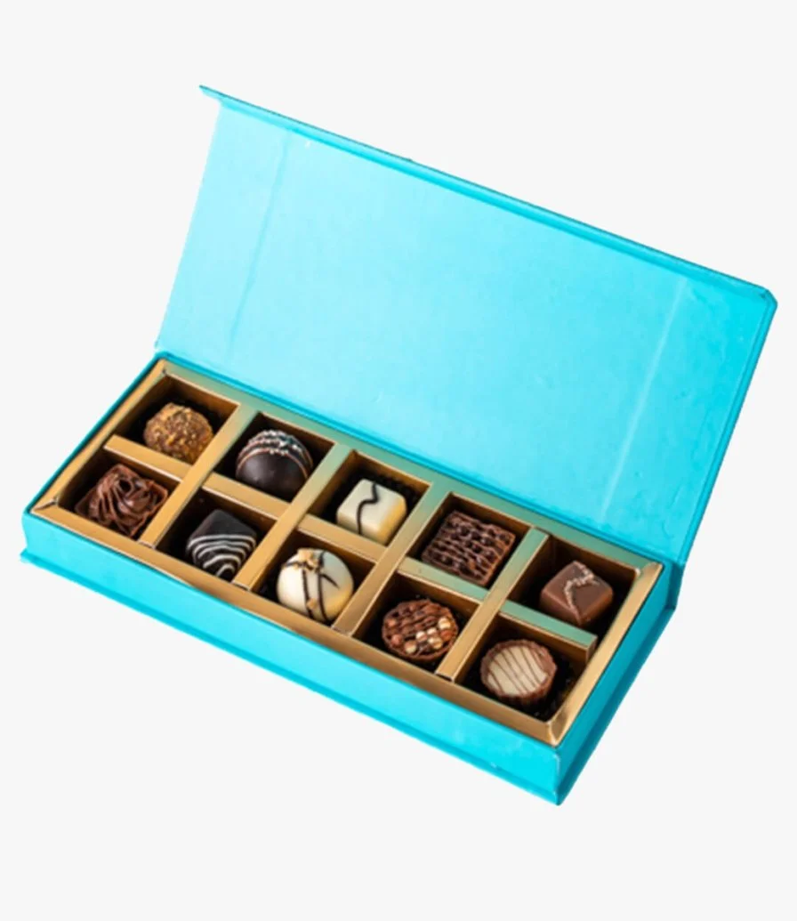 صندوق هدايا صغير من الشوكولاتة المتنوعة من إن جاي دي 