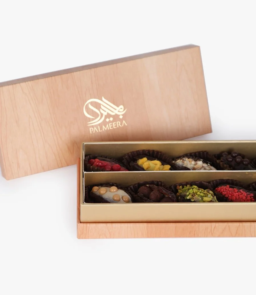 Small Wooden Stuffed Date Box by Palmeera