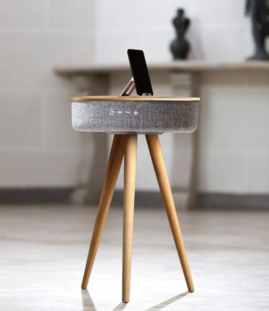 Smart Table Speakers with Built-in Bluetooth Speakers Light Color by Jasani
