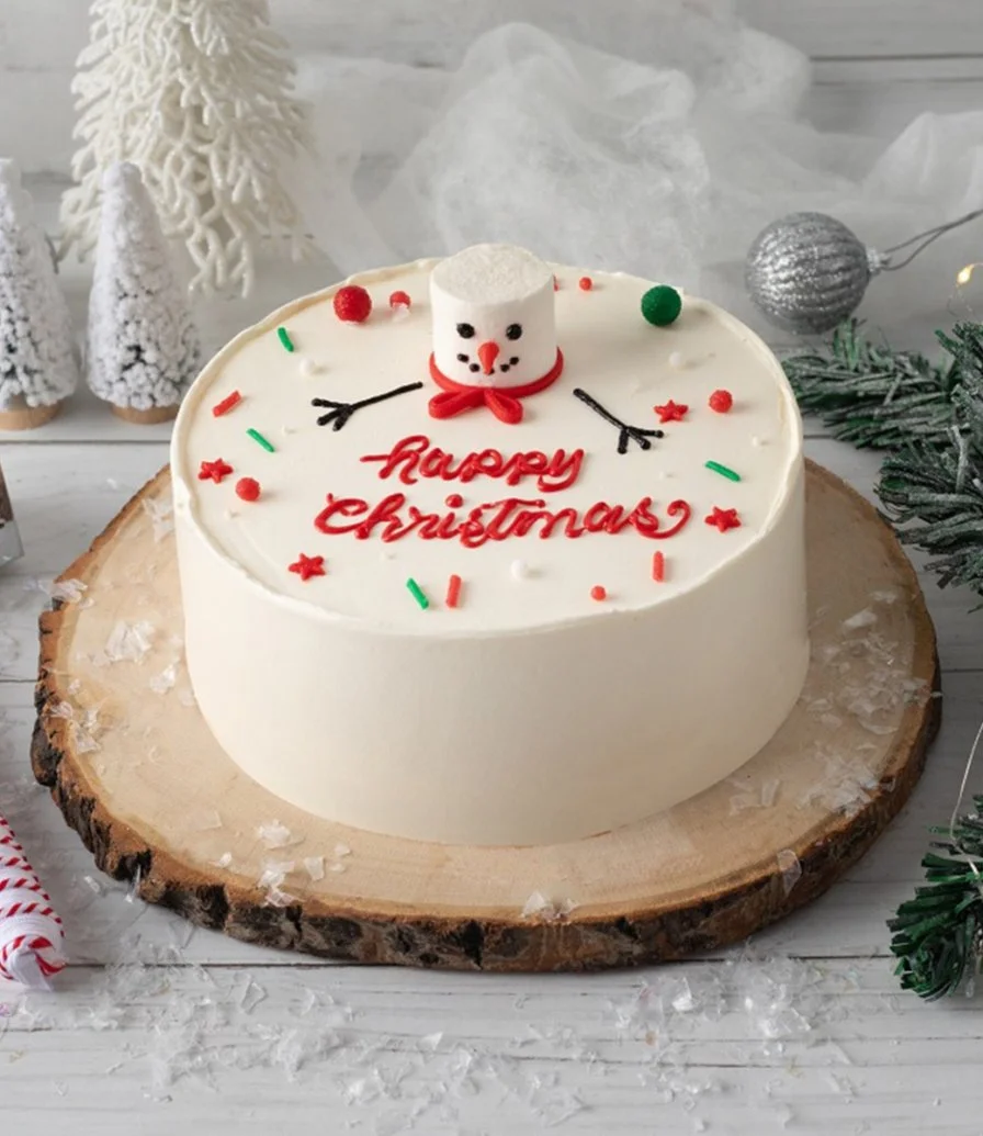 Snowman Christmas Cake by Cake Social