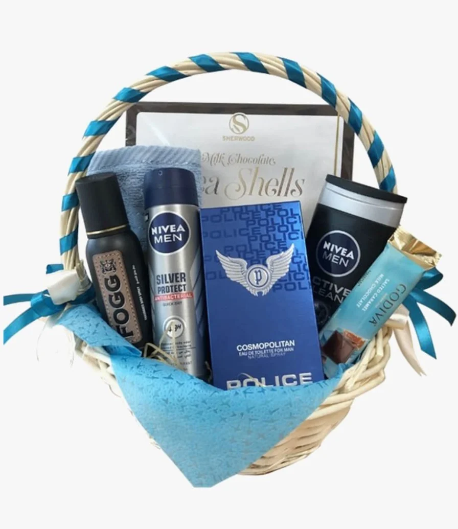Spa Gift Basket for Dad by Mange Tout