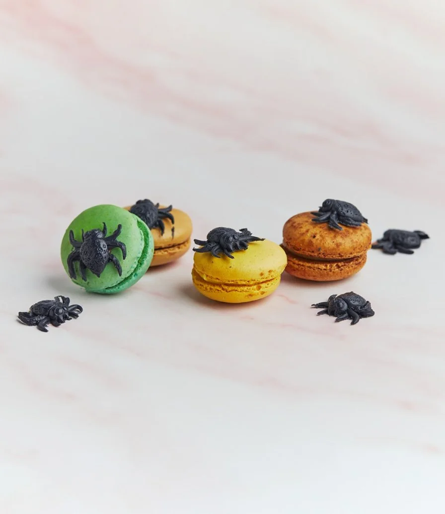 Spider Macaroons by Sugarmoo