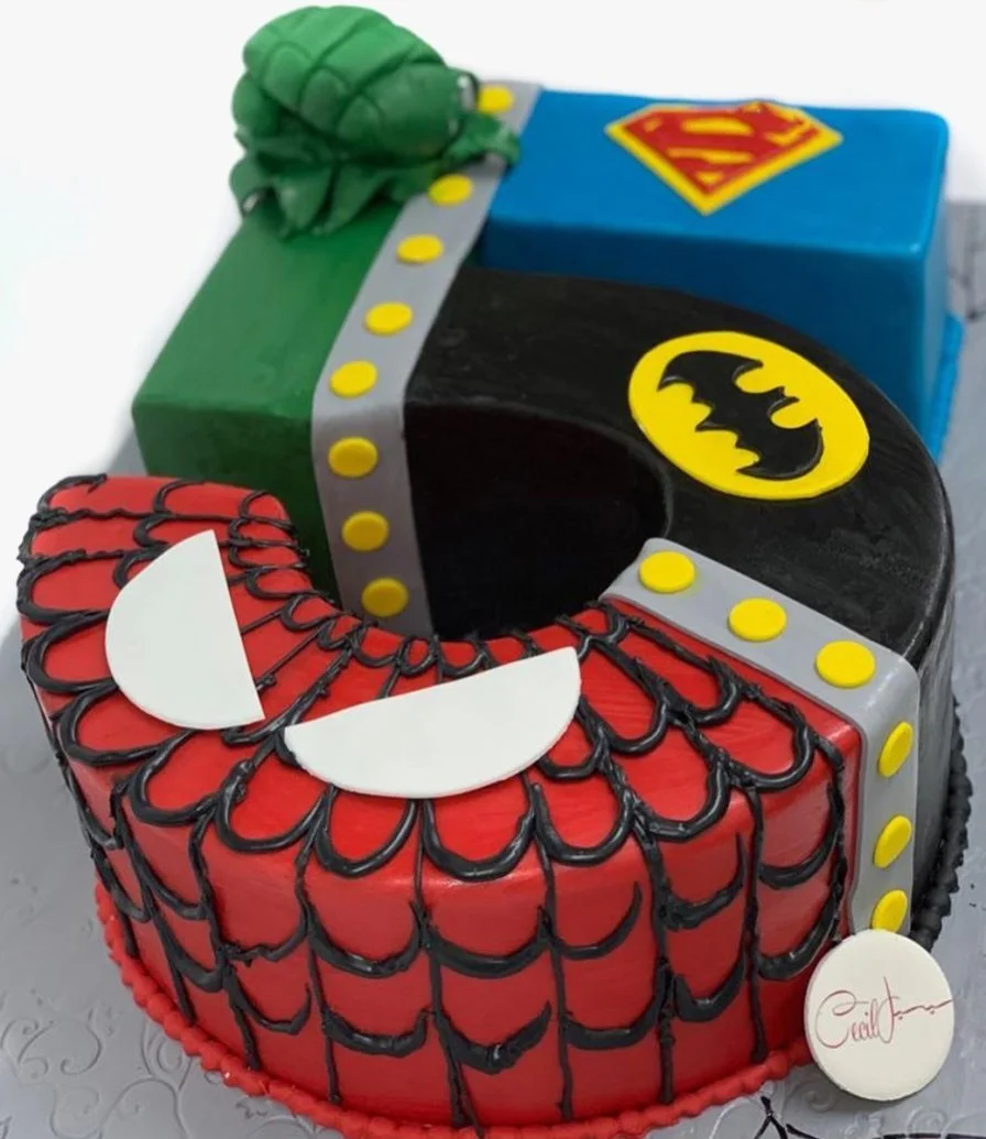 Spider Man cake by Cecil