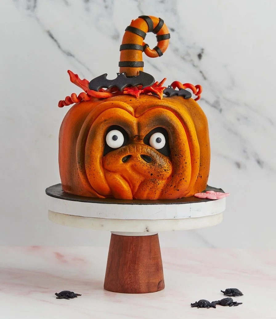 Spooktacular Pumpkin Cake by Sugarmoo