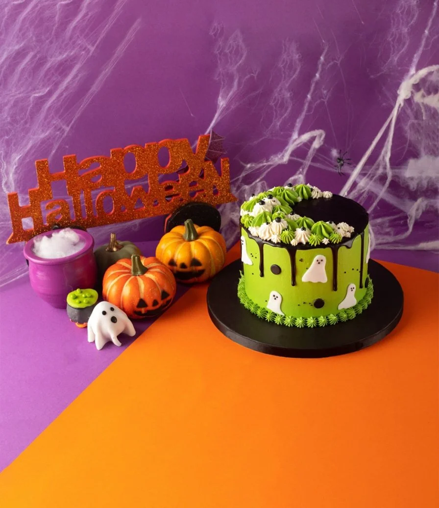 Spooky Vanilla Cake by Cake Social