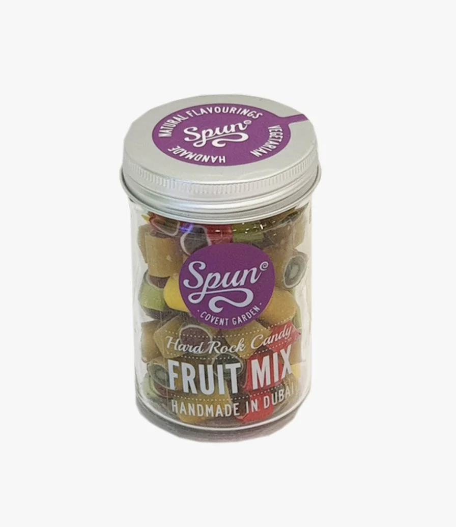 Spun Candy Hard Rock Candy Fruit Mix Jar by Candylicious