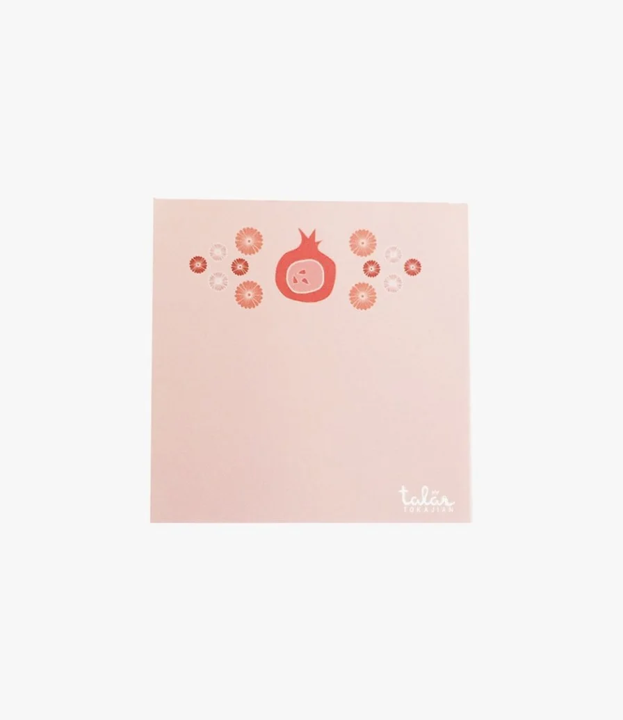 Square Note Paper - Pink Theme 