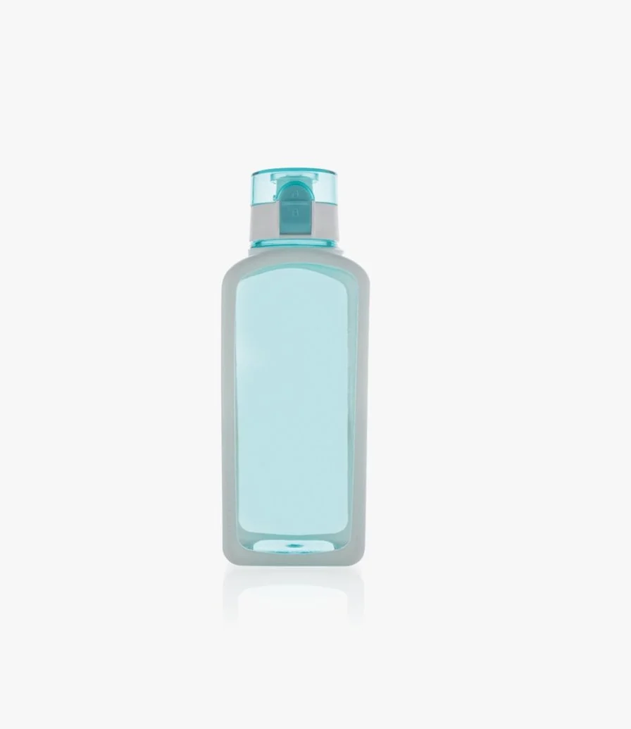 زجاجة ماء مربعة زرقاء من جاساني