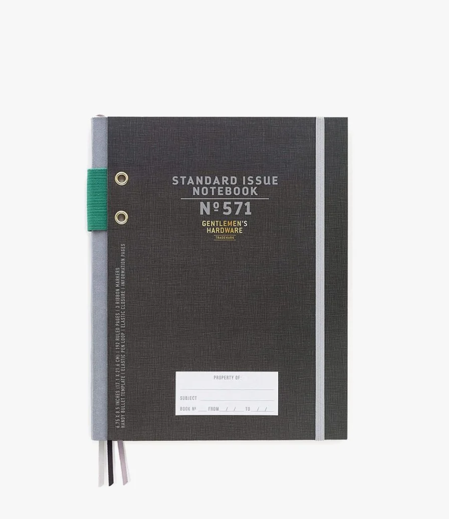 Standard Issue #3 - Black Planner By Gentlemen's Hardware