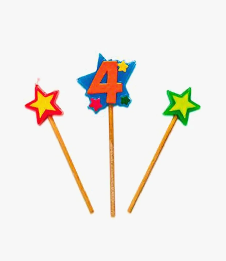 Star Number candles