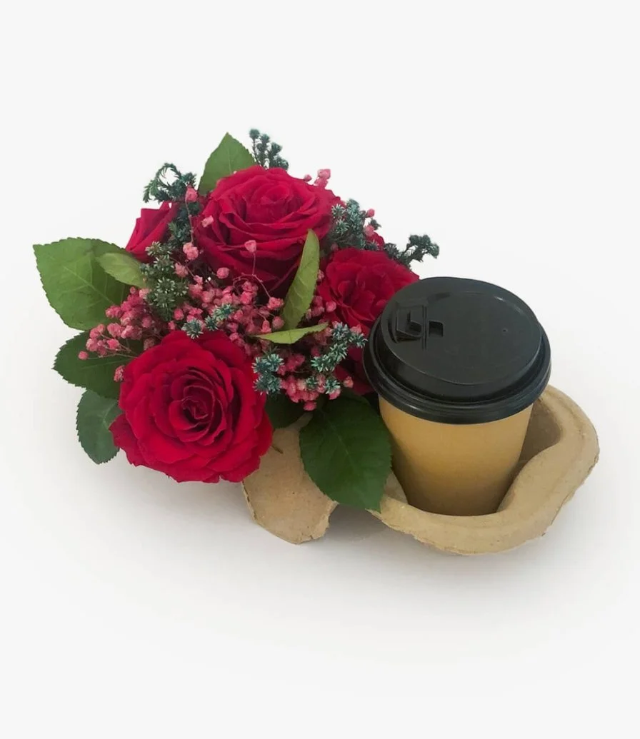 Starbucks Coffee and Flowers Gift
