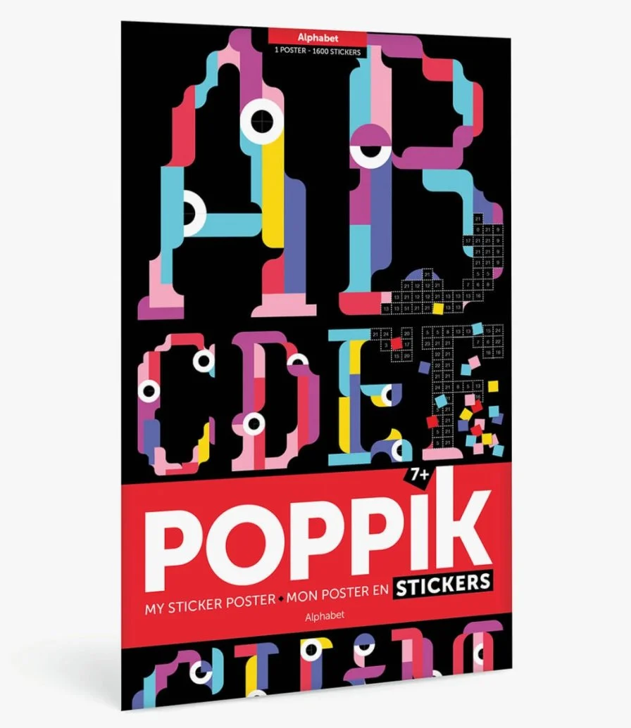 Sticker Poster - Alphabet By Poppik