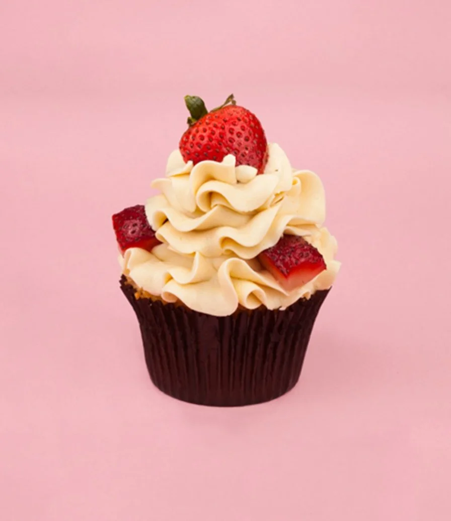 Strawberries & Cream Cupcakes from Bloomsbury's 