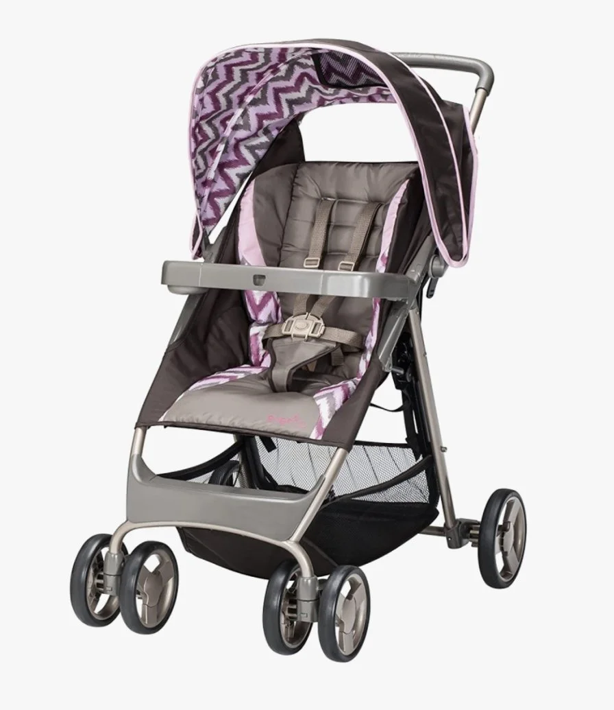 Pink Evenflo FlexLite Travel System Stroller and Car Seat 