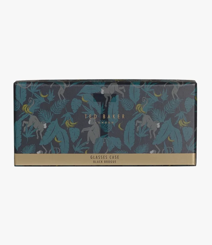 Sunglasses Case Black Brogue Monkian by Ted Baker