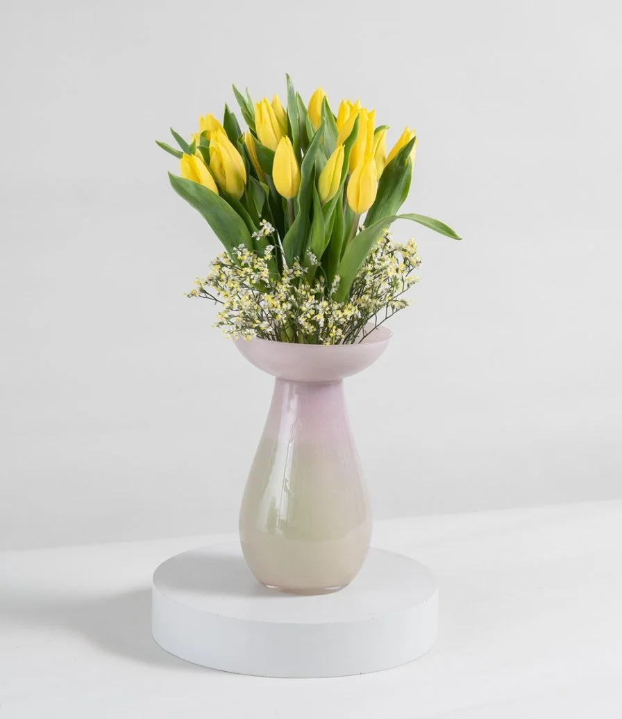 Sunny Tulip Flower Arrangement