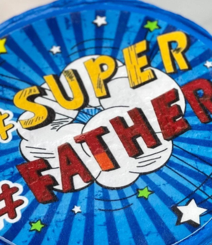 Super Hero Father's Day Cake by Sugaholic