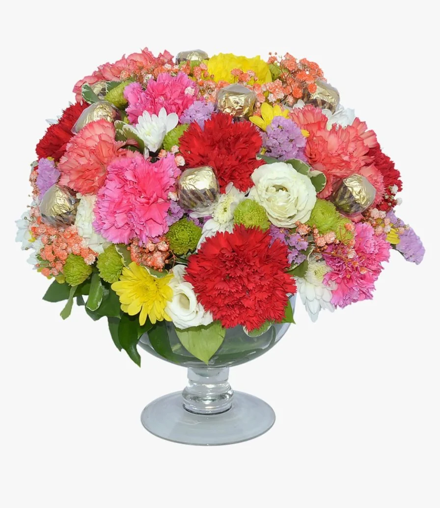 Sweet Colorful Flower Bouquet
