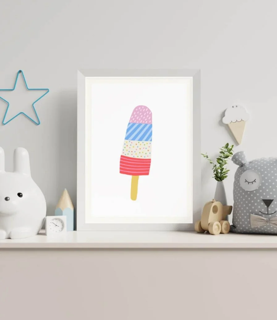 Summer Popsicle Wall Art Print by Sweet Pea