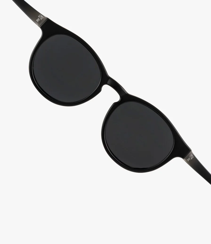 سيدني - نظارات شمسية سوداء للأطفال من ليتل سول +