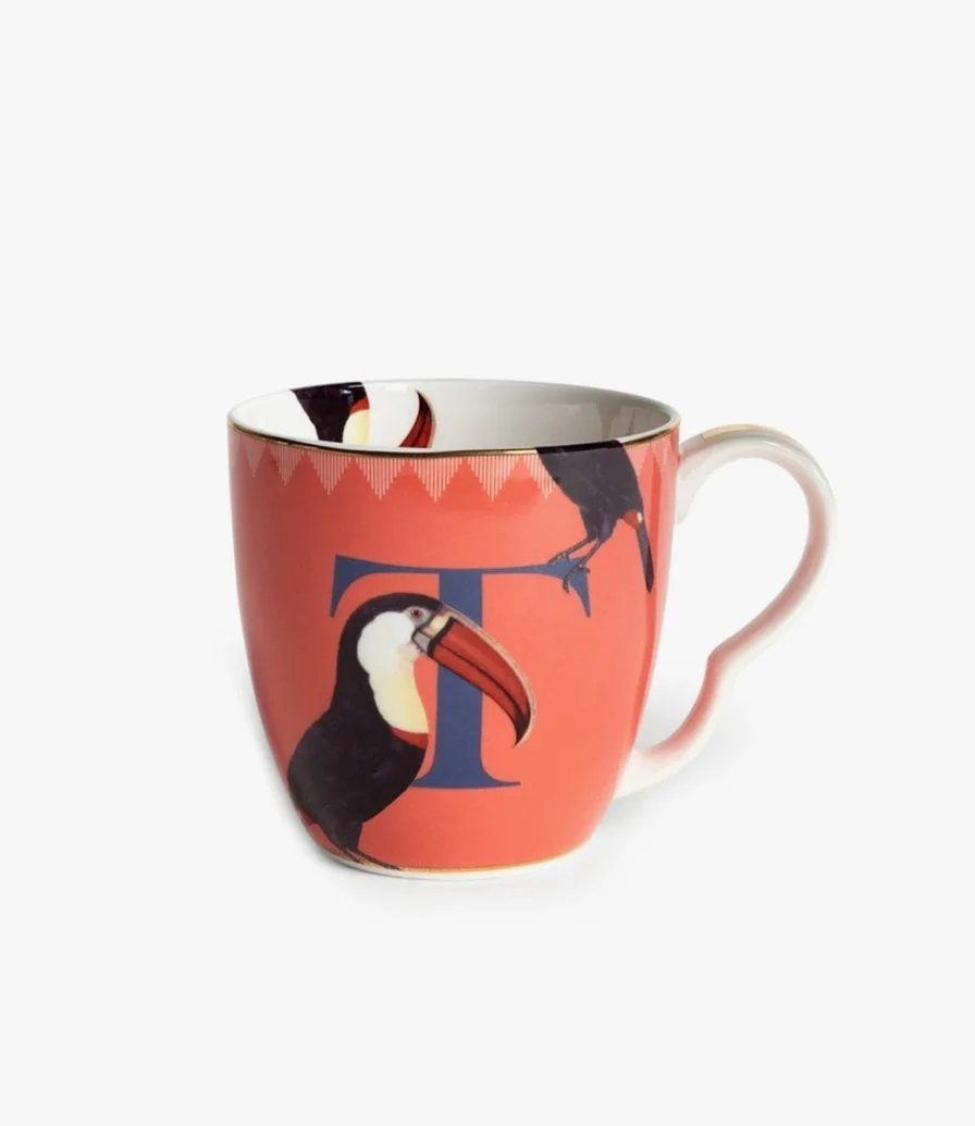 T - Alphabet Mug - toucan by Yvonne Ellen