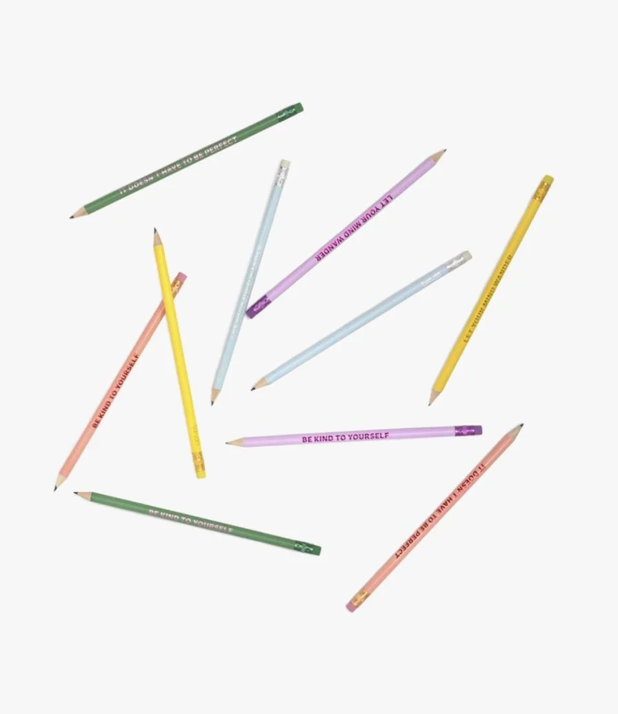 مجموعة أقلام جاف برسائل متنوعة من باندو