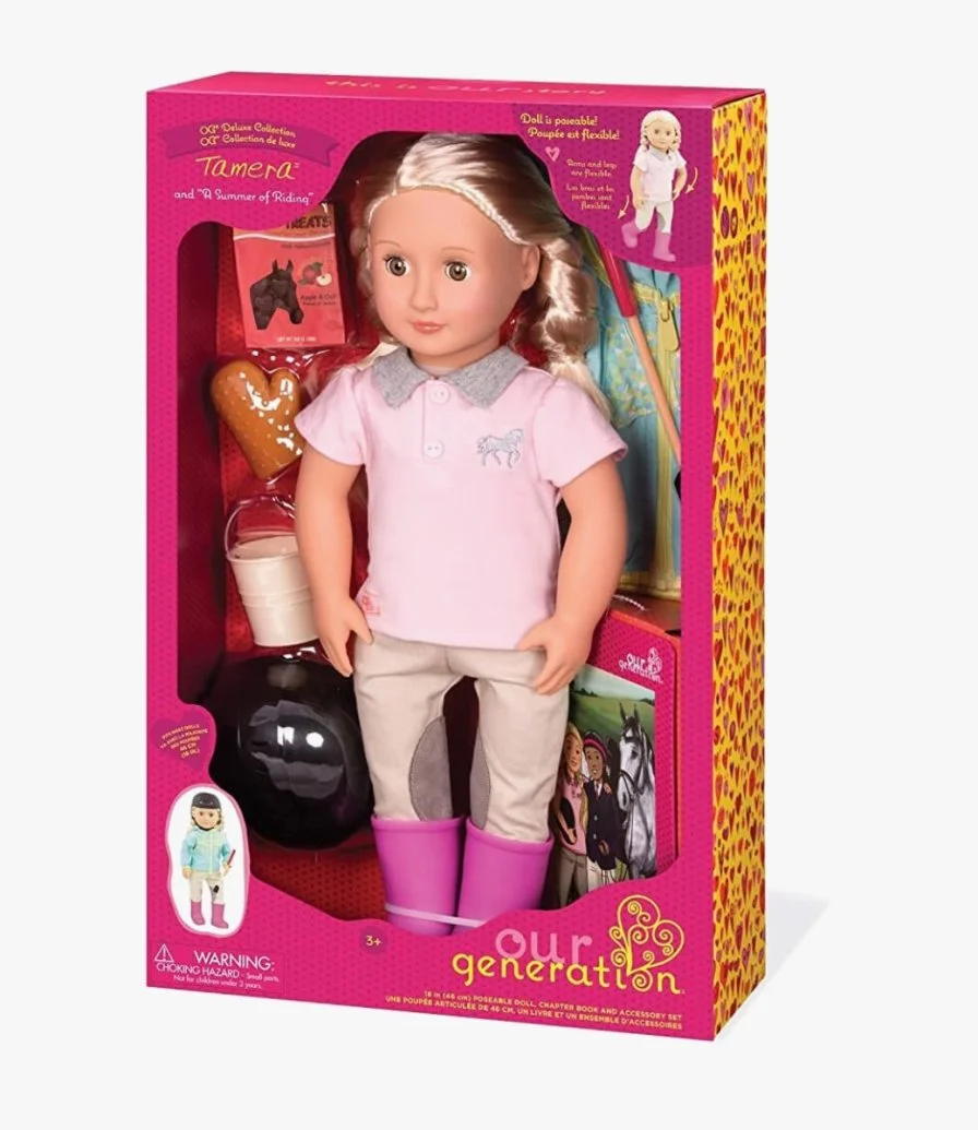 Tamera Deluxe Doll with Book by Our Generation