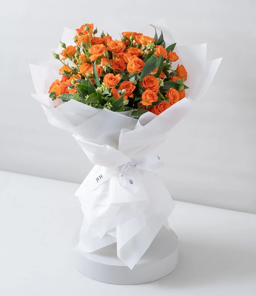 Tangerine Dream Hand Bouquet