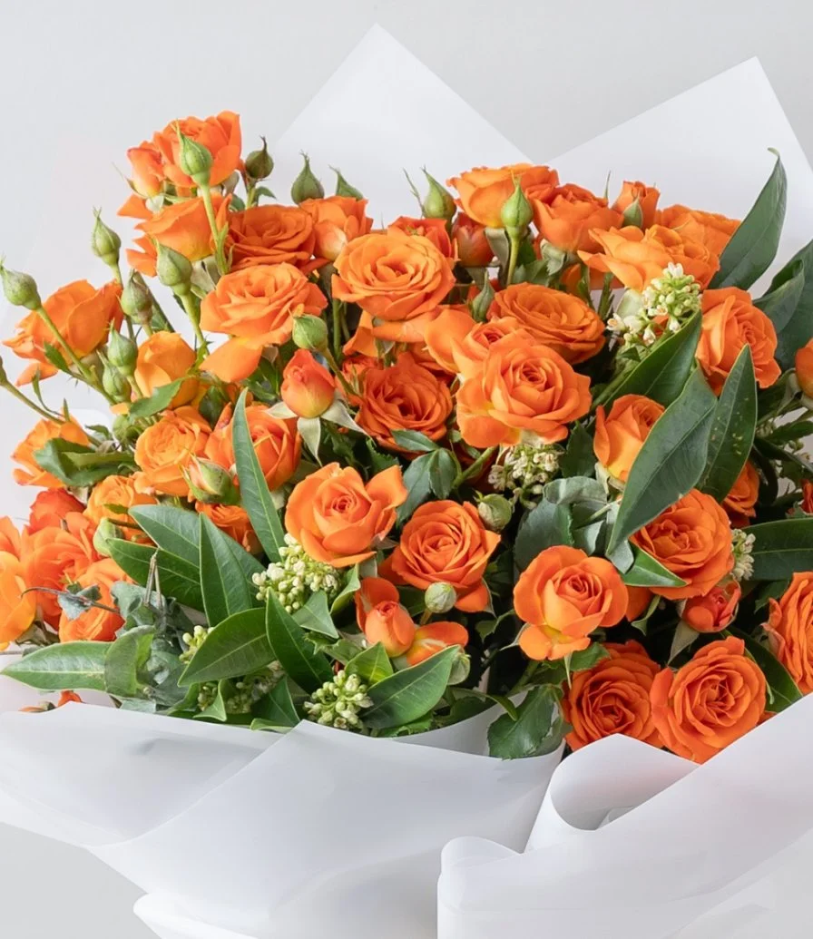 Tangerine Dream Hand Bouquet