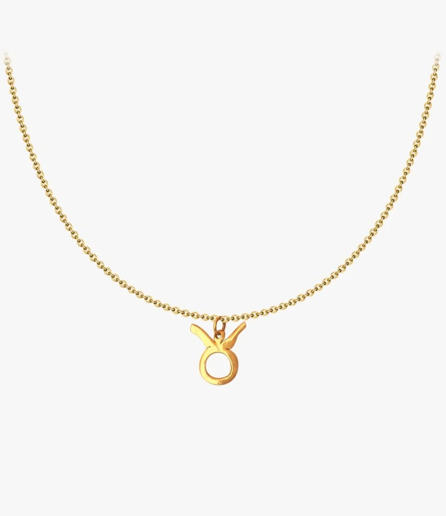 Taurus Symbol Necklace 
