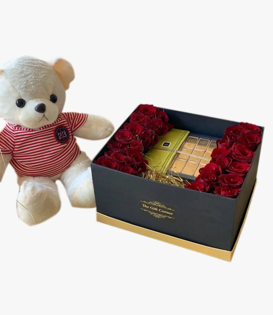 Teddy and Patchi Chocolate Gift Box