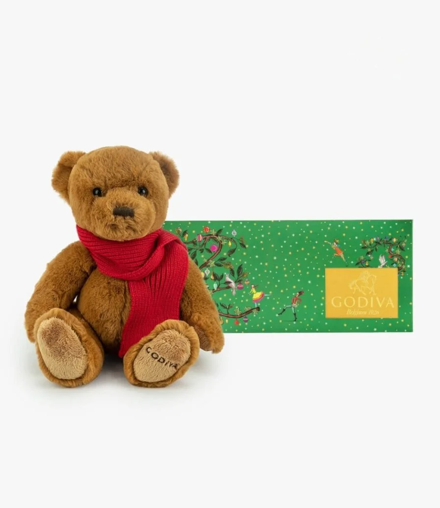 Teddy Bear & Christmas Napolitain Chocolates (48 pcs) by Godiva 