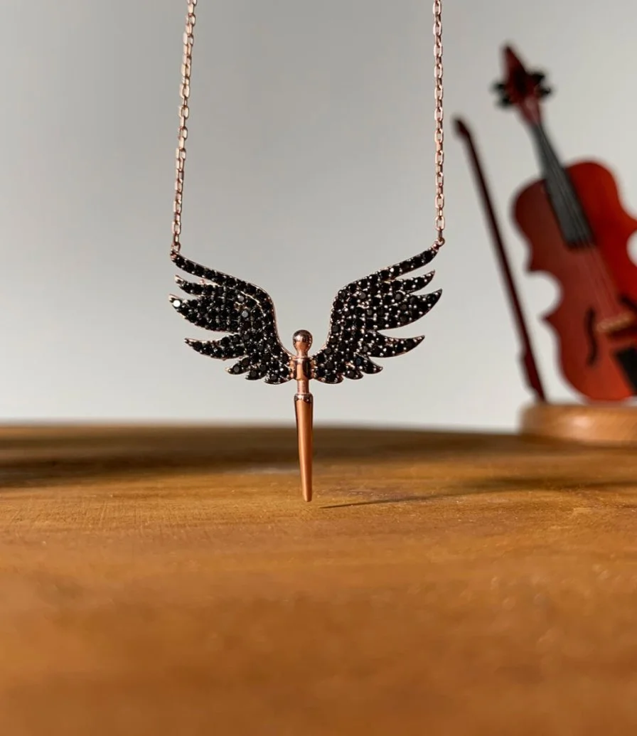 The Angel Necklace, Black