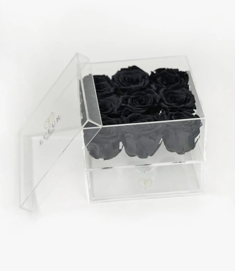 The bloom |9 Black Single roses